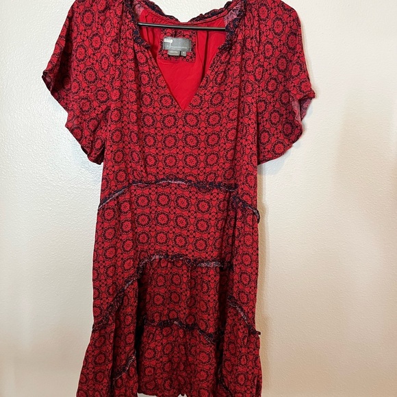 Anthropologie By Robin Tiered Dress M - Picture 4 of 7